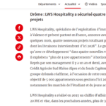 Article de presse Le Dauphiné Libéré | LWS Hospitality